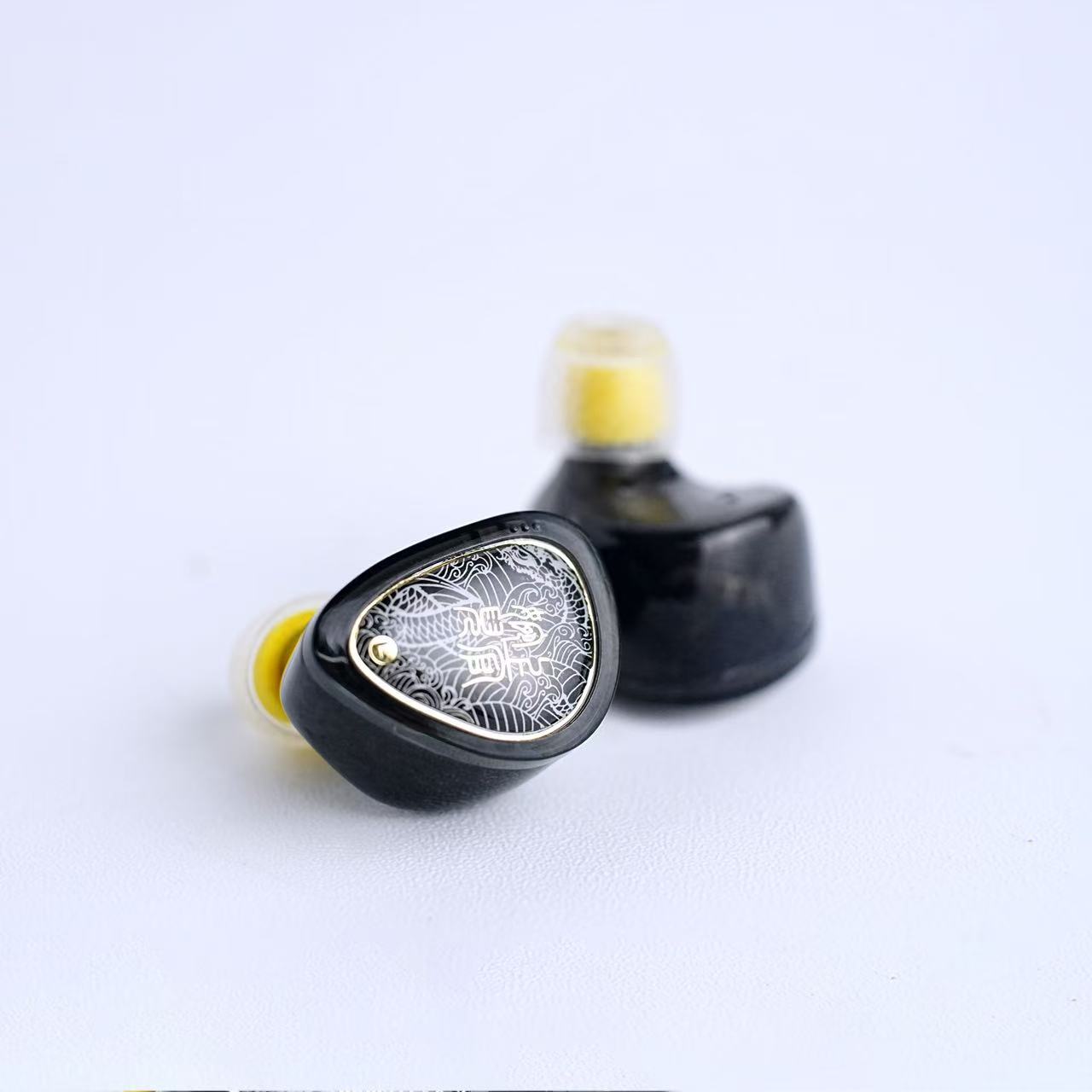 TANGZU WANER SG 2 Jade Dragon Edition 10mm PET Single Dynamic In-Ear Earphones with Silicone Storage Bag and Sancai wide bore