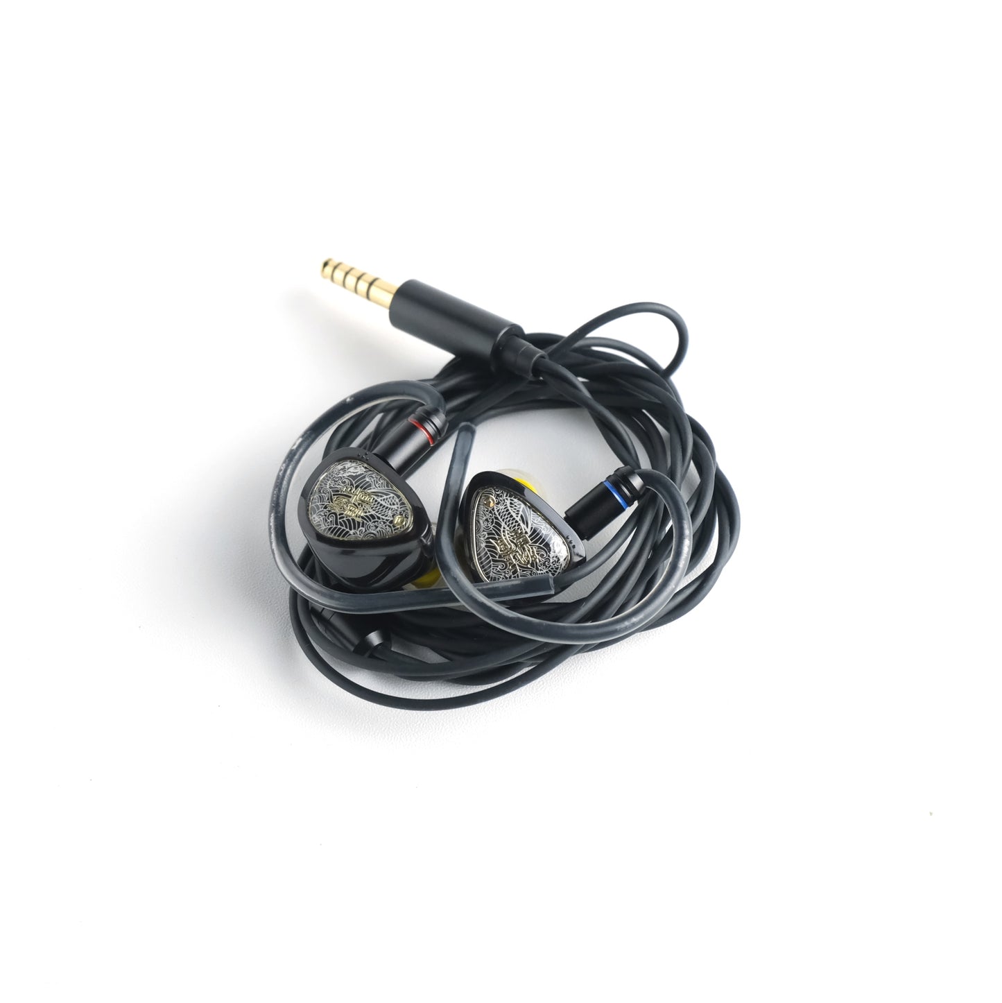 TANGZU WANER SG 2 Jade Dragon Edition 10mm PET Single Dynamic In-Ear Earphones with Silicone Storage Bag and Sancai wide bore