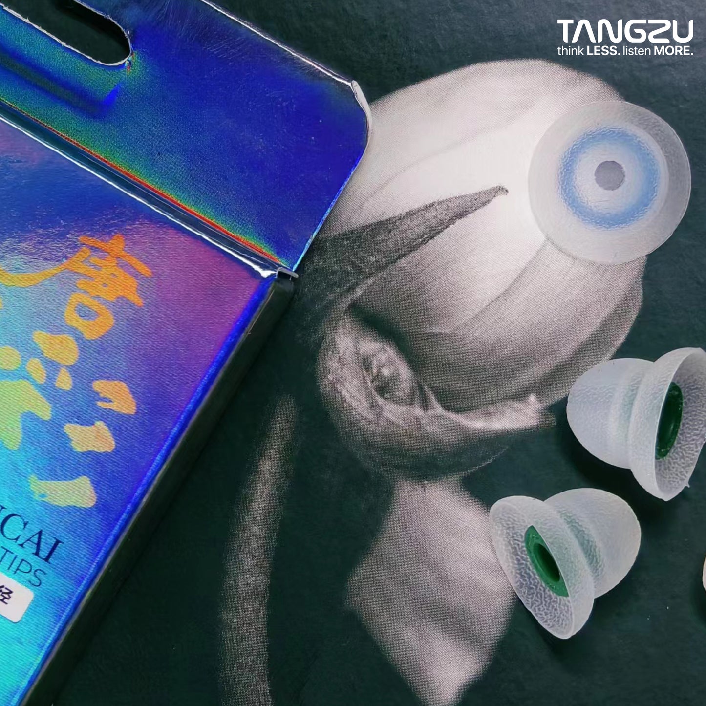 Narrow bore earphone cover TANGZU Tang Sancai