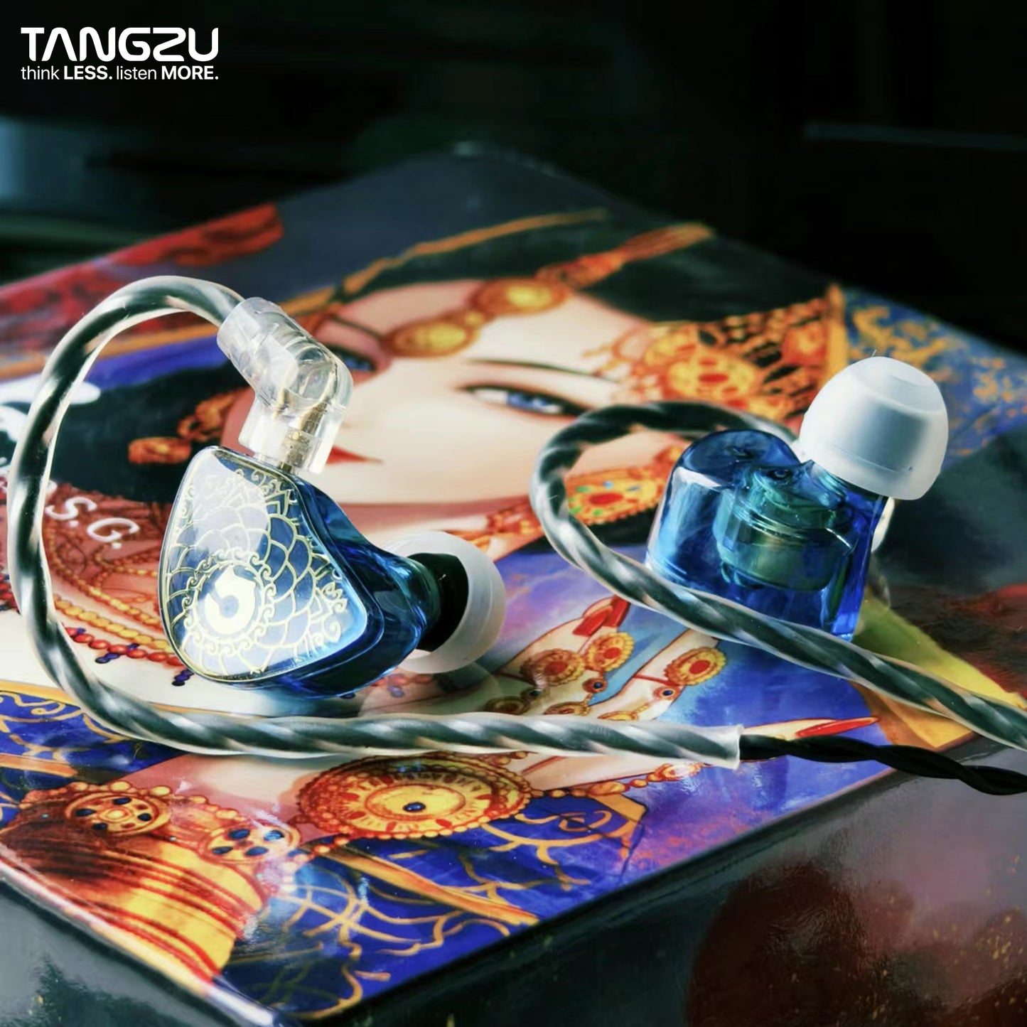 TANGZU WAN ER HiFi In-ear Wired Earphones with Microphone Detachable Wired Music IEM