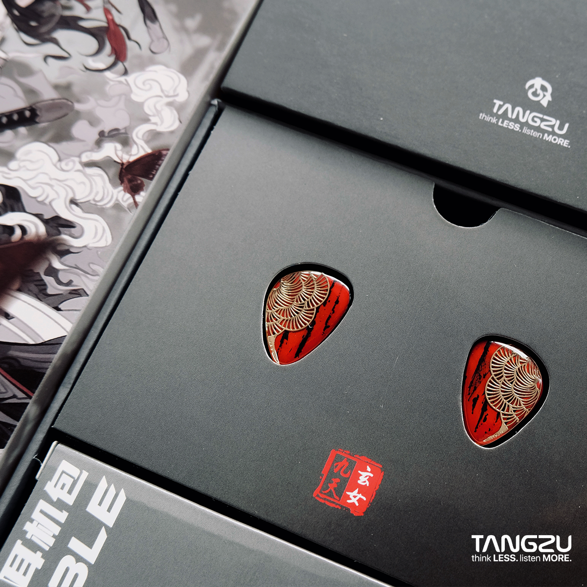 TANGZU XUANNV HiFi monitor headphones Dual DD in-ear wired headphones