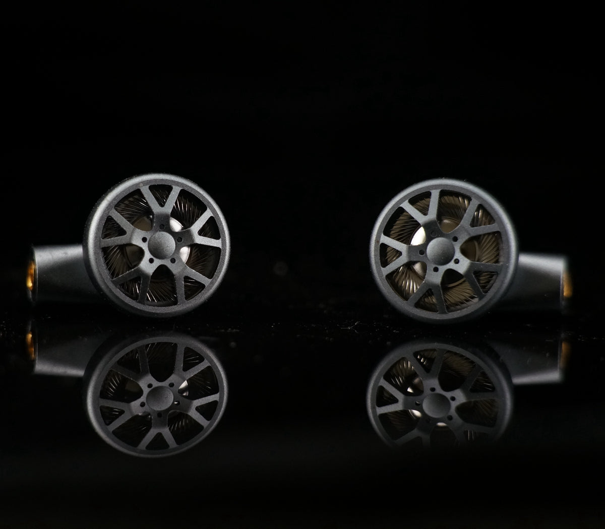 HESSIAN OURART All-metal hollow flagship flat-head earphones