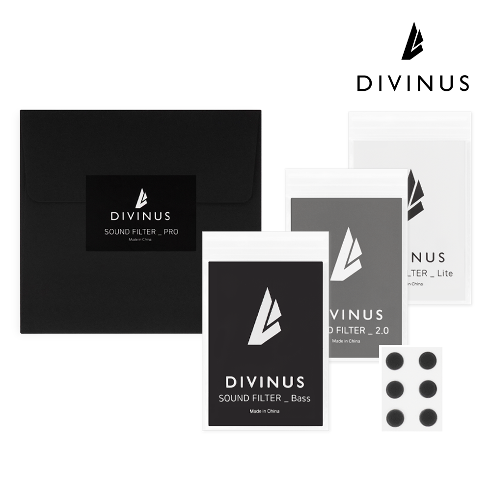 DIVINUS SOUND FILTER Noise reduction, sound insulation, comfortable, silicone earphone cover