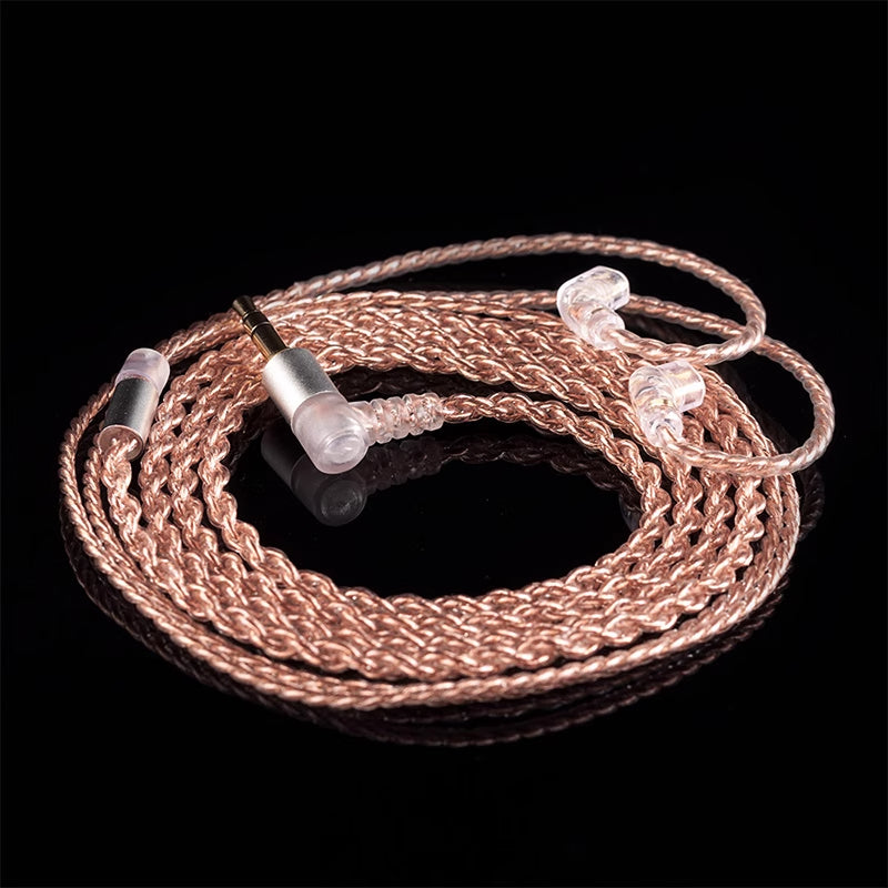 KBEAR  Real  4-Core Copper Upgraded Cable