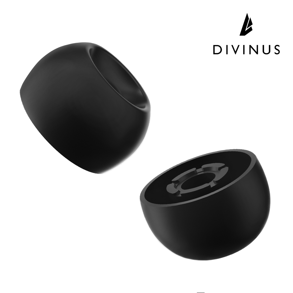 DIVINUS VELVET_WIDE BORE Noise reduction, sound insulation, comfortable, silicone earphone cover