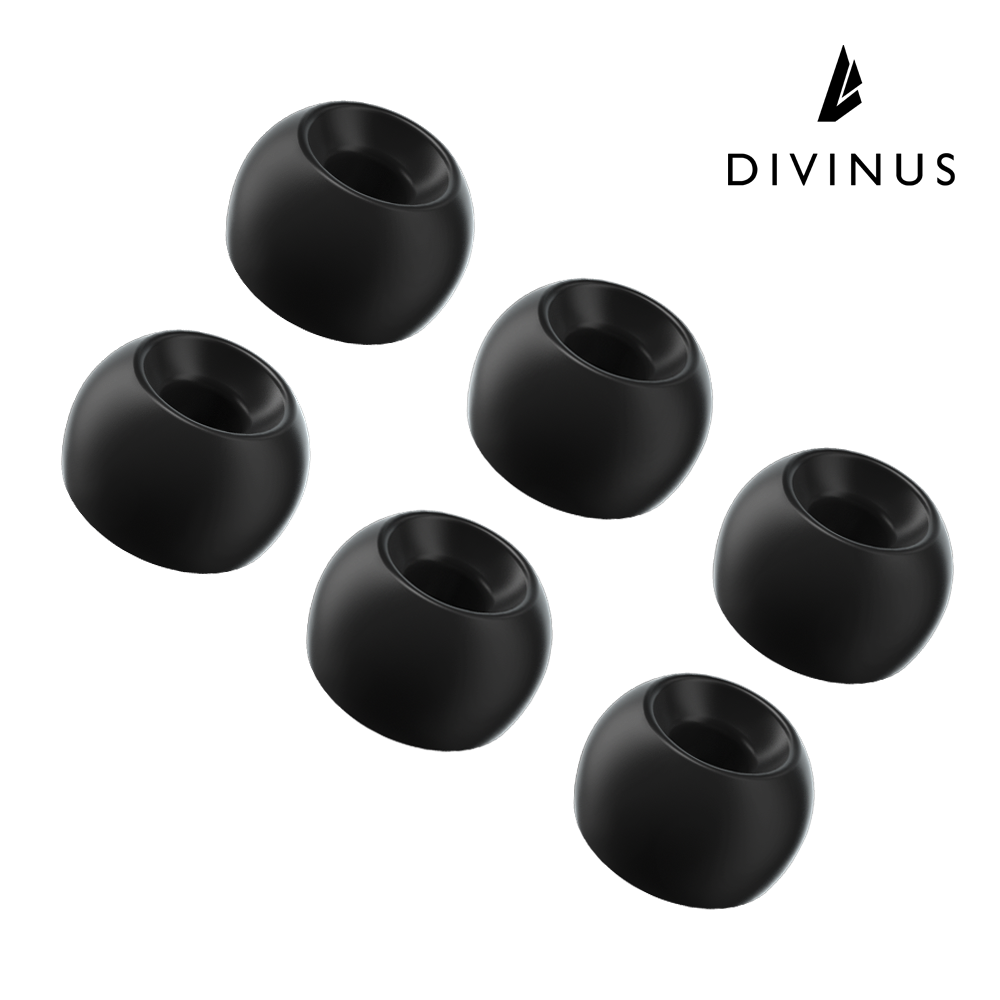 DIVINUS VELVET_WIDE BORE Noise reduction, sound insulation, comfortable, silicone earphone cover