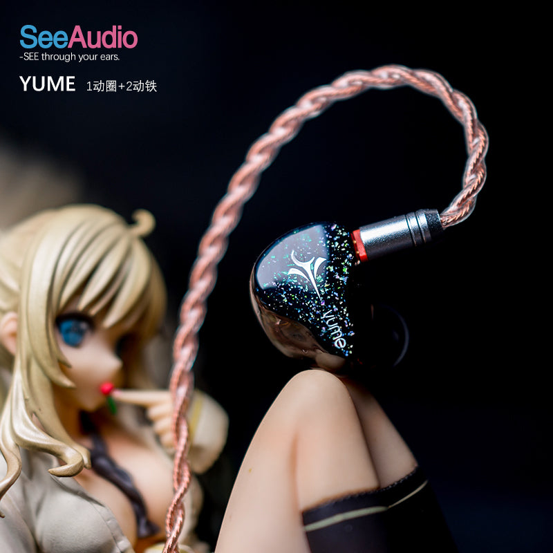 SeeAudio Yume 1DD + 2BA Hybrid In-Ear Wired Earphones