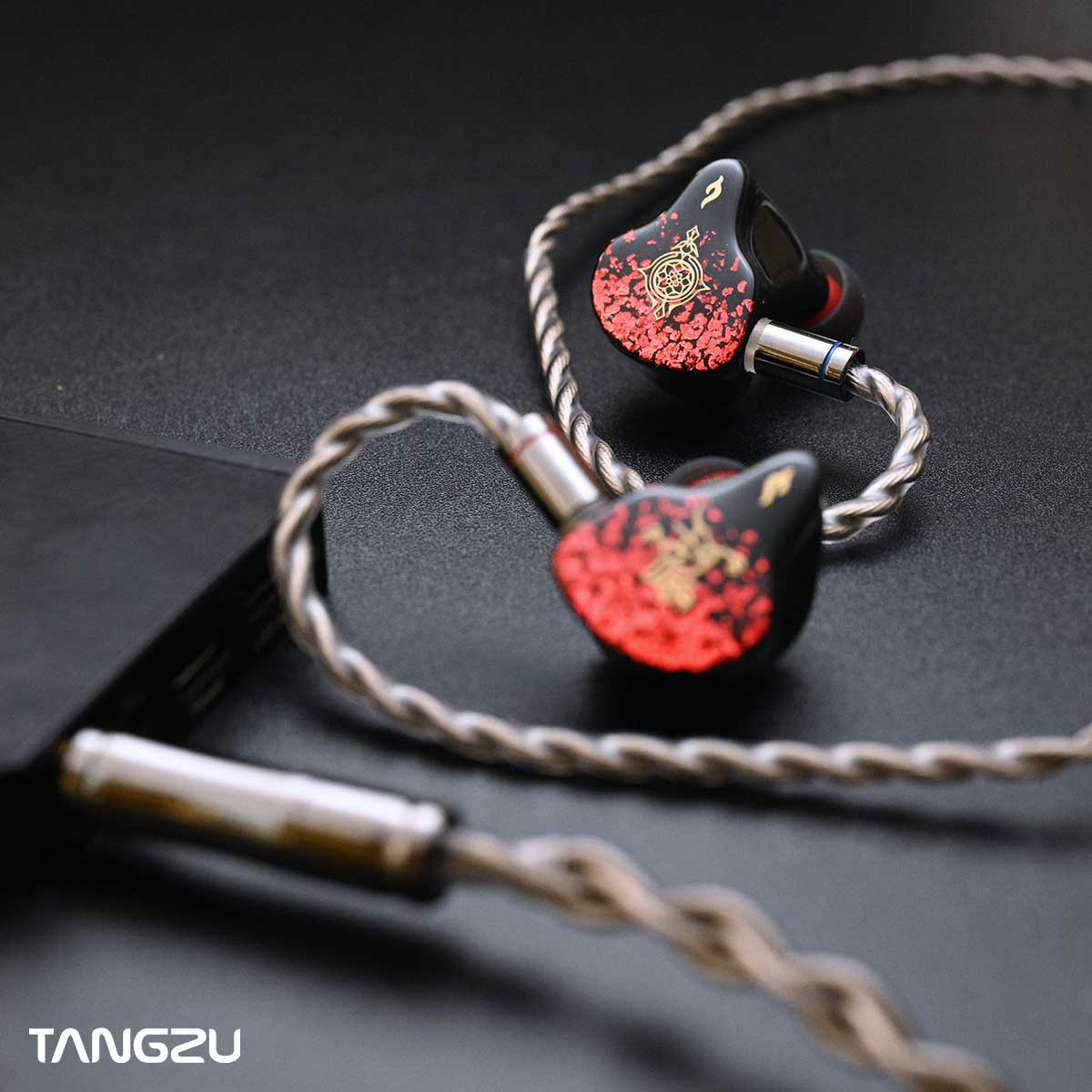 Tangzu Nezha IEM 0.78mm 3.5+4.4mm Cable Hybrid Driver Earphones 6 BA +1 EST In-Ear Monitors Multi-Driver Wired Earphones