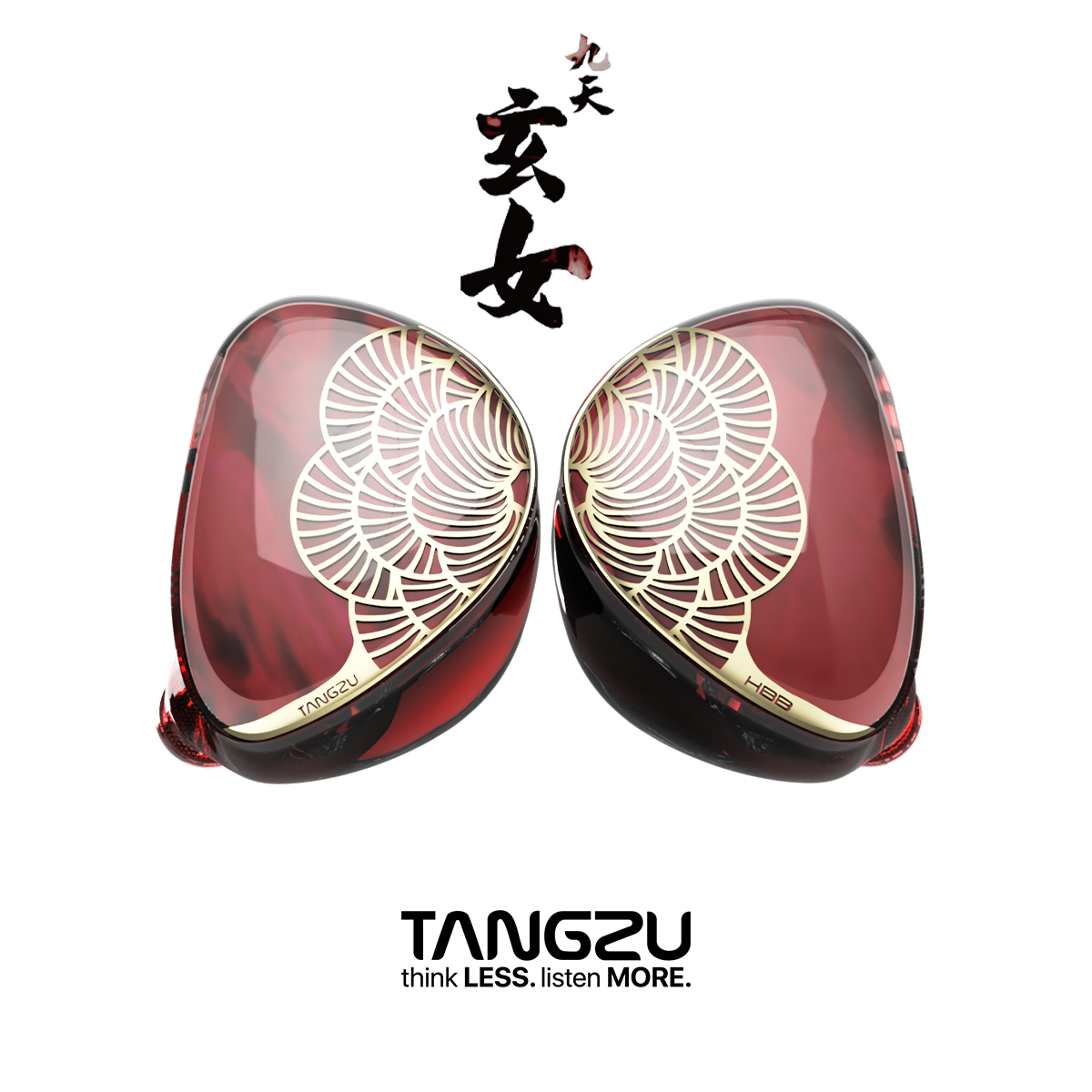 TANGZU XUANNV HiFi monitor headphones Dual DD in-ear wired headphones