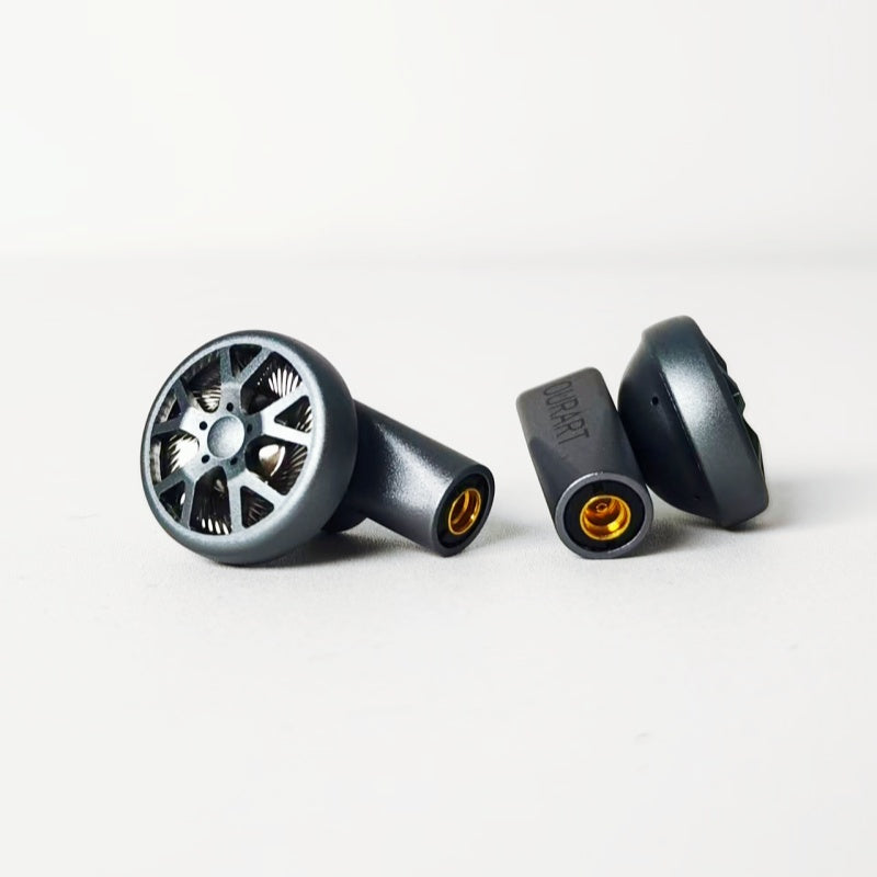 HESSIAN OURART All-metal hollow flagship flat-head earphones