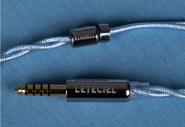 LETECIEL windbell Headphone coaxial single crystal copper upgrade cable