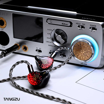 Tangzu Nezha IEM 0.78mm 3.5+4.4mm Cable Hybrid Driver Earphones 6 BA +1 EST In-Ear Monitors Multi-Driver Wired Earphones