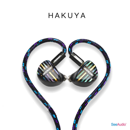 SeeAudio HAKUYA White Night 10BA+4EST In-ear Wired HIFI Headphones
