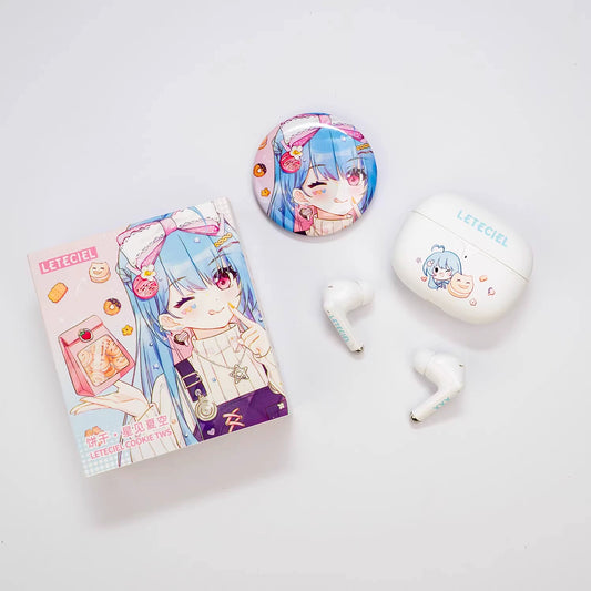 Audione Leteciel COOKIE TWS True Wireless Bluetooth Earbuds (Bluetooth 5.4) with free accessories