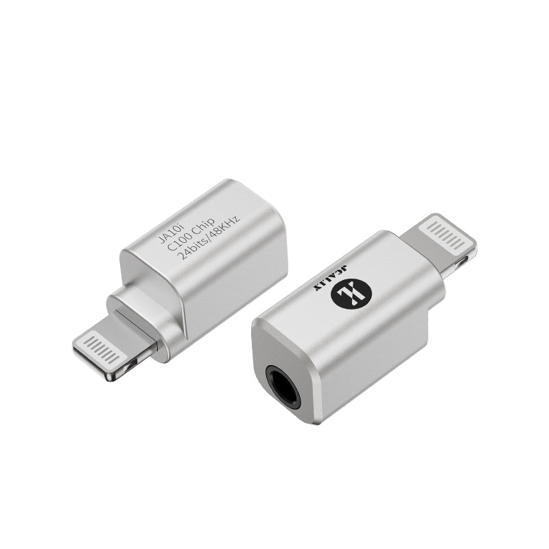 Audione JCALLY JA10i C100 HIFI Earphone Digital Audio Mini Portable Adaptar Light-ing/Type-c to 3.5mm for Android IOS