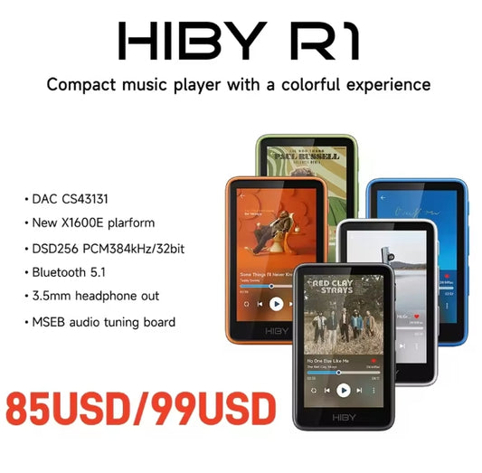 HiBy R1 HiFi Audio Music Player