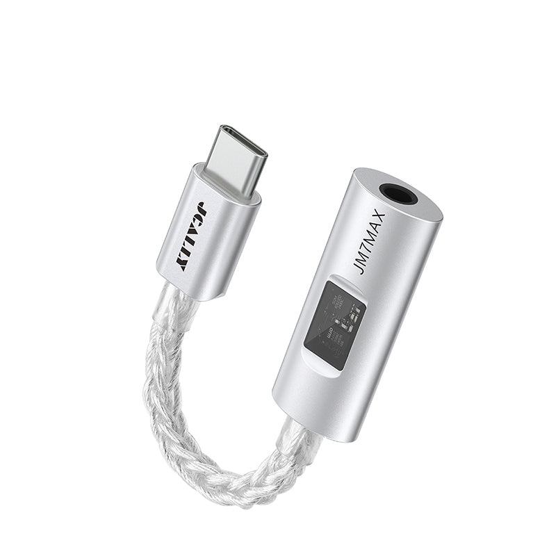 AudioneJCALLY JM7USB TypeC/Light-ning To 3.5mm Digital Audio Cable DAC CX31993 For Android/Apple Adapter Decode Amp 32bit/384KHz