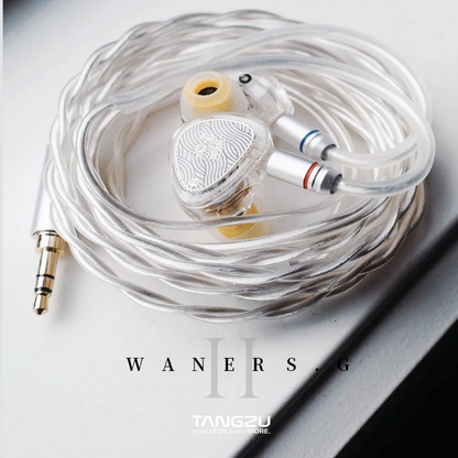TANGZU WANER SG 2 Jade Dragon Edition 10mm PET Single Dynamic In-Ear Earphones with Silicone Storage Bag and Sancai wide bore