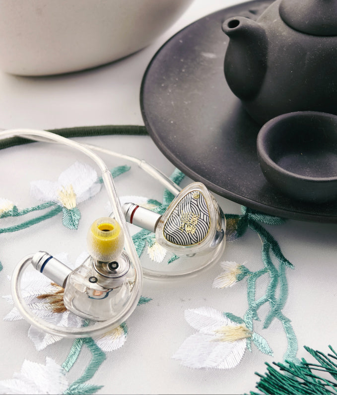 TANGZU WANER SG 2 Jade Dragon Edition 10mm PET Single Dynamic In-Ear Earphones with Silicone Storage Bag and Sancai wide bore
