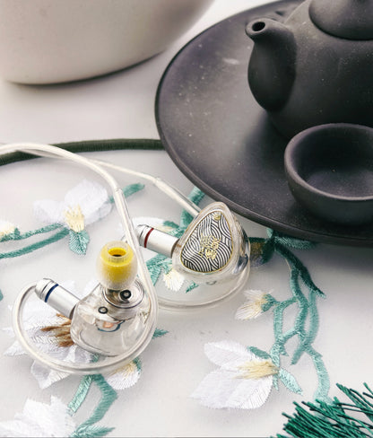 TANGZU WANER SG 2 Jade Dragon Edition 10mm PET Single Dynamic In-Ear Earphones with Silicone Storage Bag and Sancai wide bore