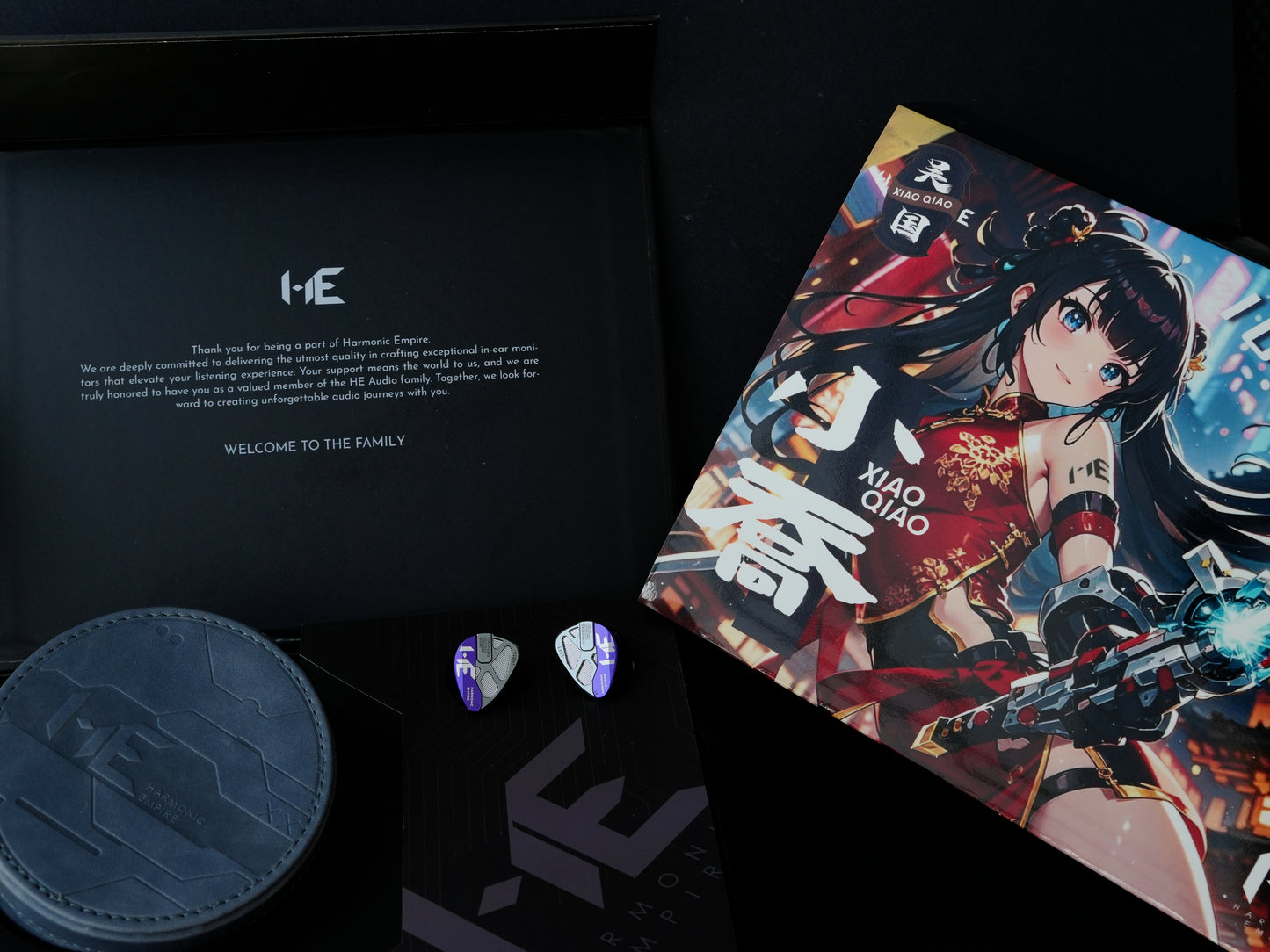 HE XIAO QIAO 10mm Graphene Diaphragm Dynamic In-Ear Headphones