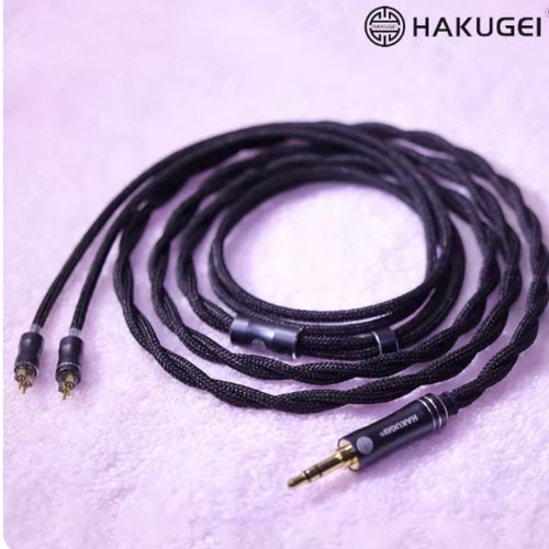 HAKUGEI Kuro nylon shielding litz occ copper earphone cable
