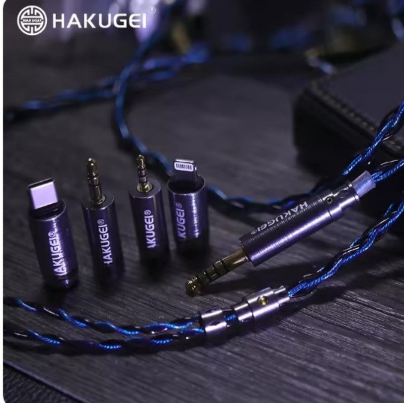 HAKUGEI Moonstone litz 6NOCC hifi earphone cable
