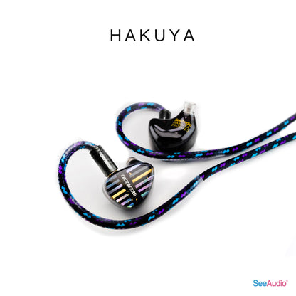 SeeAudio HAKUYA White Night 10BA+4EST In-ear Wired HIFI Headphones