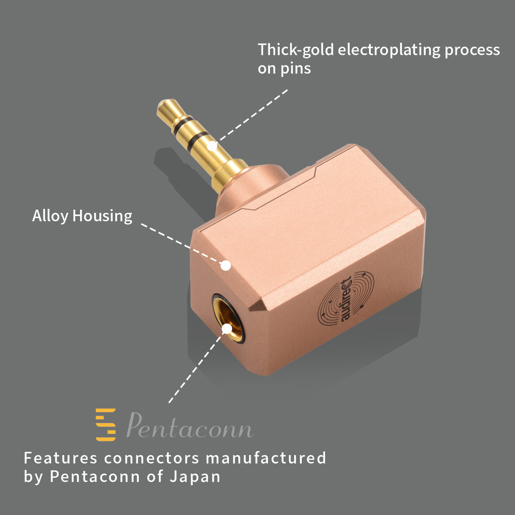 Audirect MJOLNIR 3.5mm Male to 4.4mm Headphone Adapter