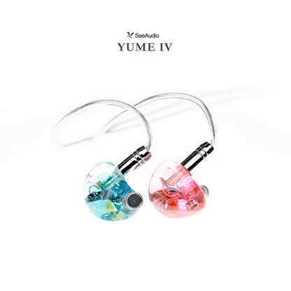 SeeAudio Yume IV 2BA Driver IEM 2-pin 0.78mm Connectors.