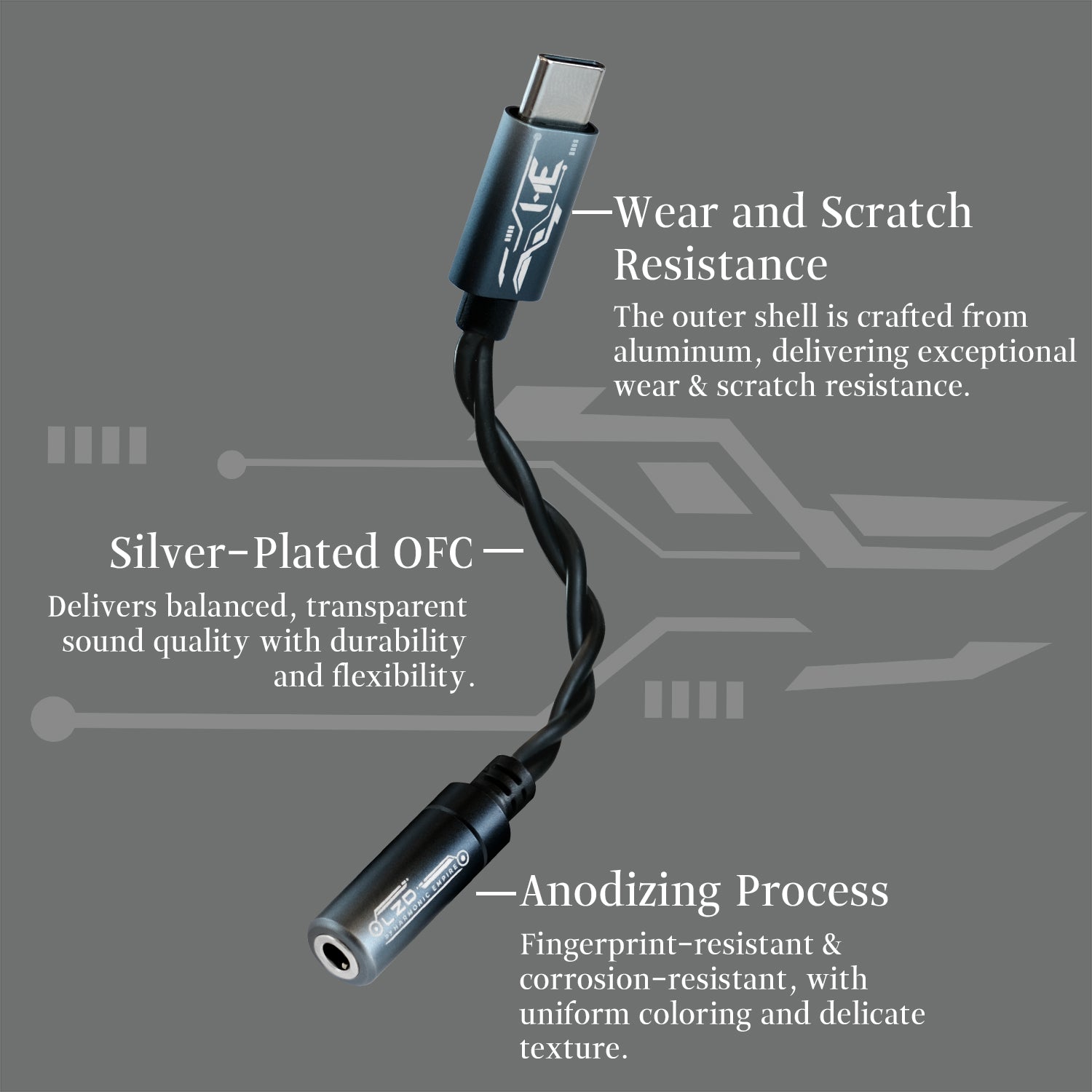 HE Longzhong 3.5mm Single-Ended Interface Adapte