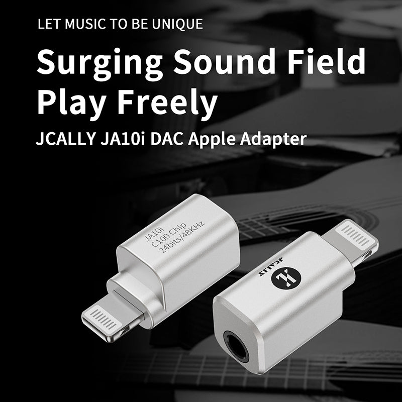 Audione JCALLY JA10i C100 HIFI Earphone Digital Audio Mini Portable Adaptar Light-ing/Type-c to 3.5mm for Android IOS