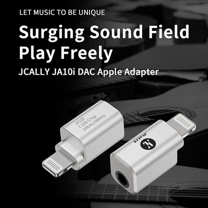 Audione JCALLY JA10i C100 HIFI Earphone Digital Audio Mini Portable Adaptar Light-ing/Type-c to 3.5mm for Android IOS
