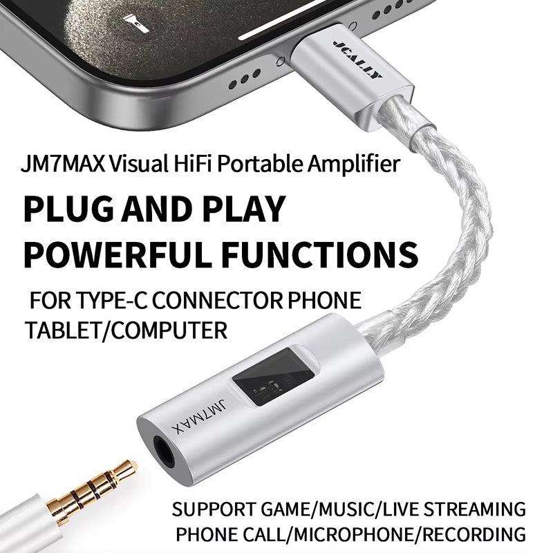 JCALLY JM7 MAX Type-c DAC Amp Adapter