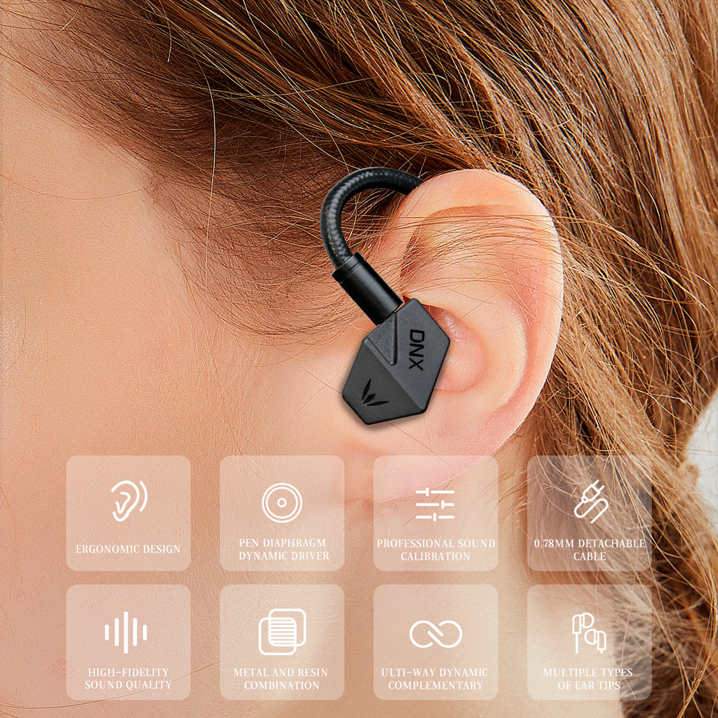 Hessian DNX  in-Ear HiFi Monitor Headphones