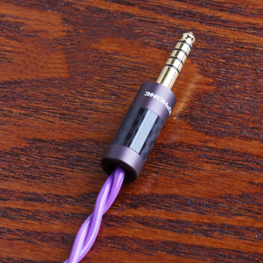 ZEPHONE Purple Lover Upgrade Cable 8N Single Crystal Copper + Silver-plated Mixed HIFI Headphone Cable Romantic Violet Color Interchangeable Plug