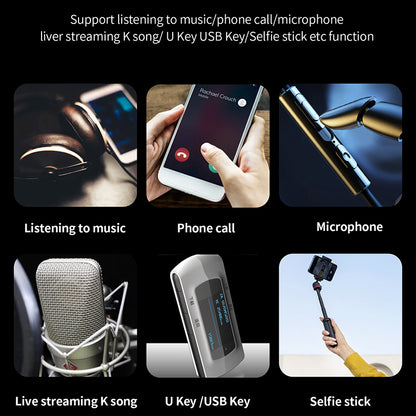 Audione JCALLY JA56 Type-C to 3.5mm headphone audio adapter for Android phones, suitable for calls, live streaming, and games