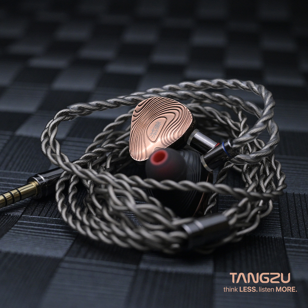 TANGZU Xuanwu Gate In-ear HIFI  Headphones IEM 2-pin 0.78mm Cable Headphones 1DD+4BA +2EST