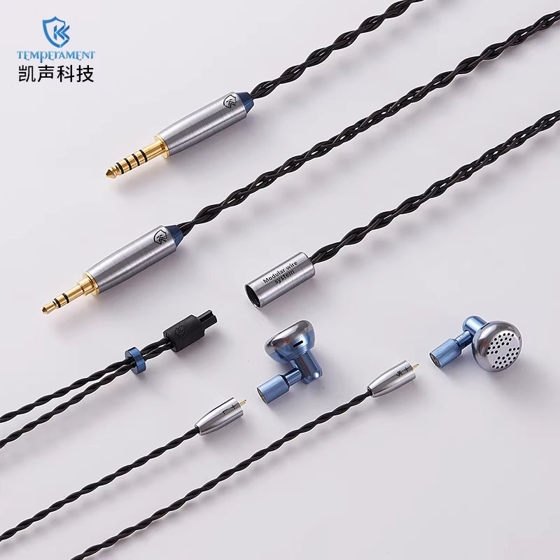 Temperament DM7S 137 Hi-Fi Flat-Head Earbuds