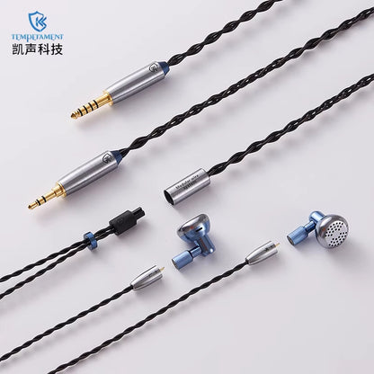 Temperament DM7S 137 Hi-Fi Flat-Head Earbuds