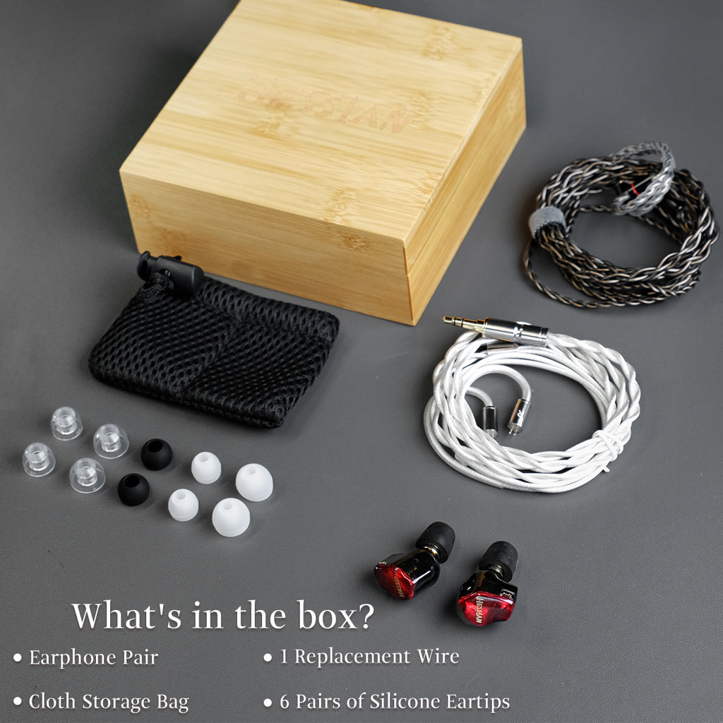 HESSIAN BN9 in-Ear HiFi Monitor Headphones