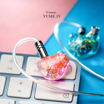 SeeAudio Yume IV 2BA Driver IEM 2-pin 0.78mm Connectors.