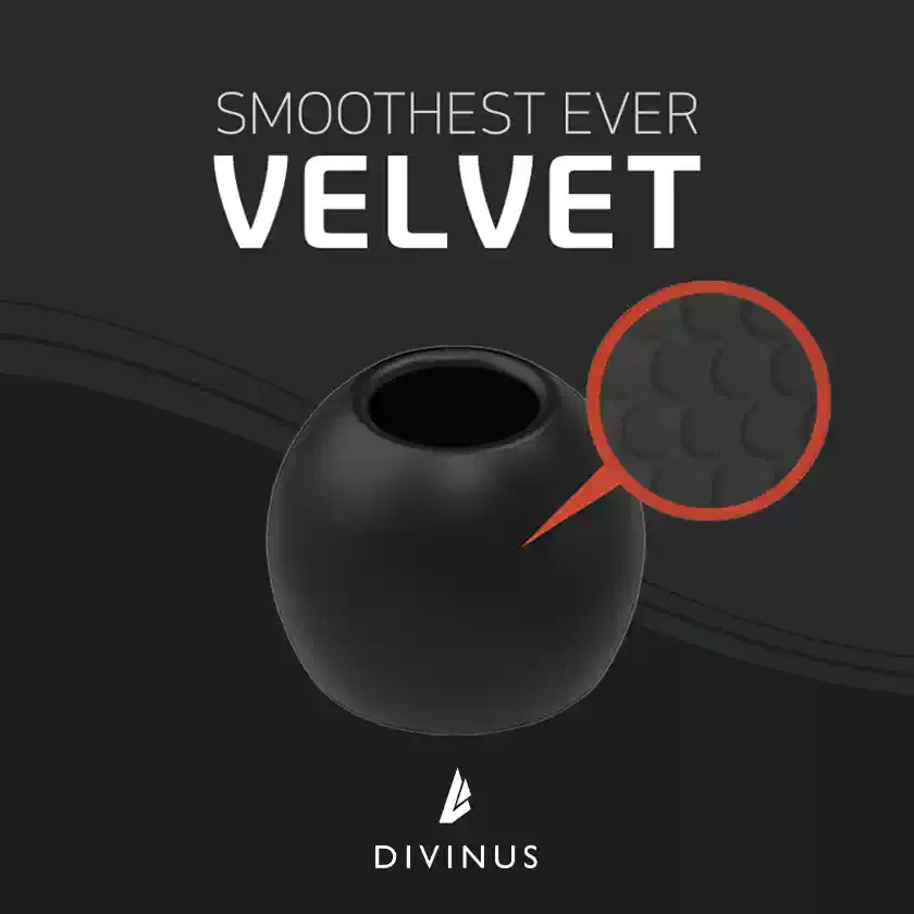 Divinus Velvet Silicone Ear Tips