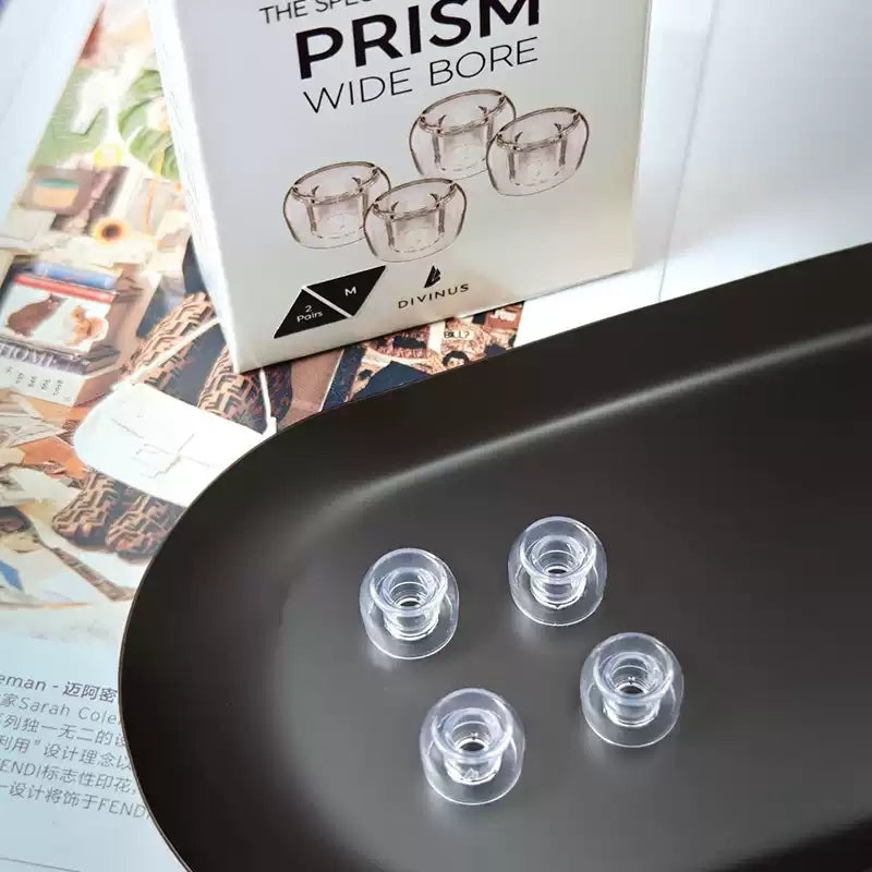Divinus Prism Wide Bore LSR Eartips