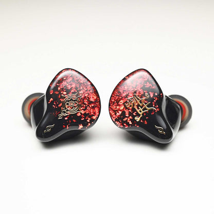Tangzu Nezha IEM 0.78mm 3.5+4.4mm Cable Hybrid Driver Earphones 6 BA +1 EST In-Ear Monitors Multi-Driver Wired Earphones