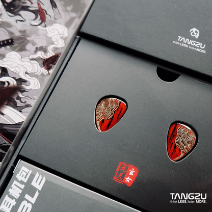 TANGZU XUANNV HiFi monitor headphones Dual DD in-ear wired headphones