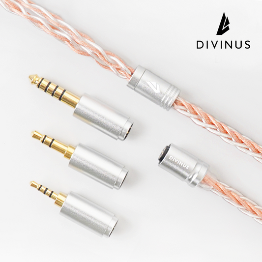 Divinus ARUM_Cable custom balanced upgrade diy cable 4.4 /3.5 double pin 0.78