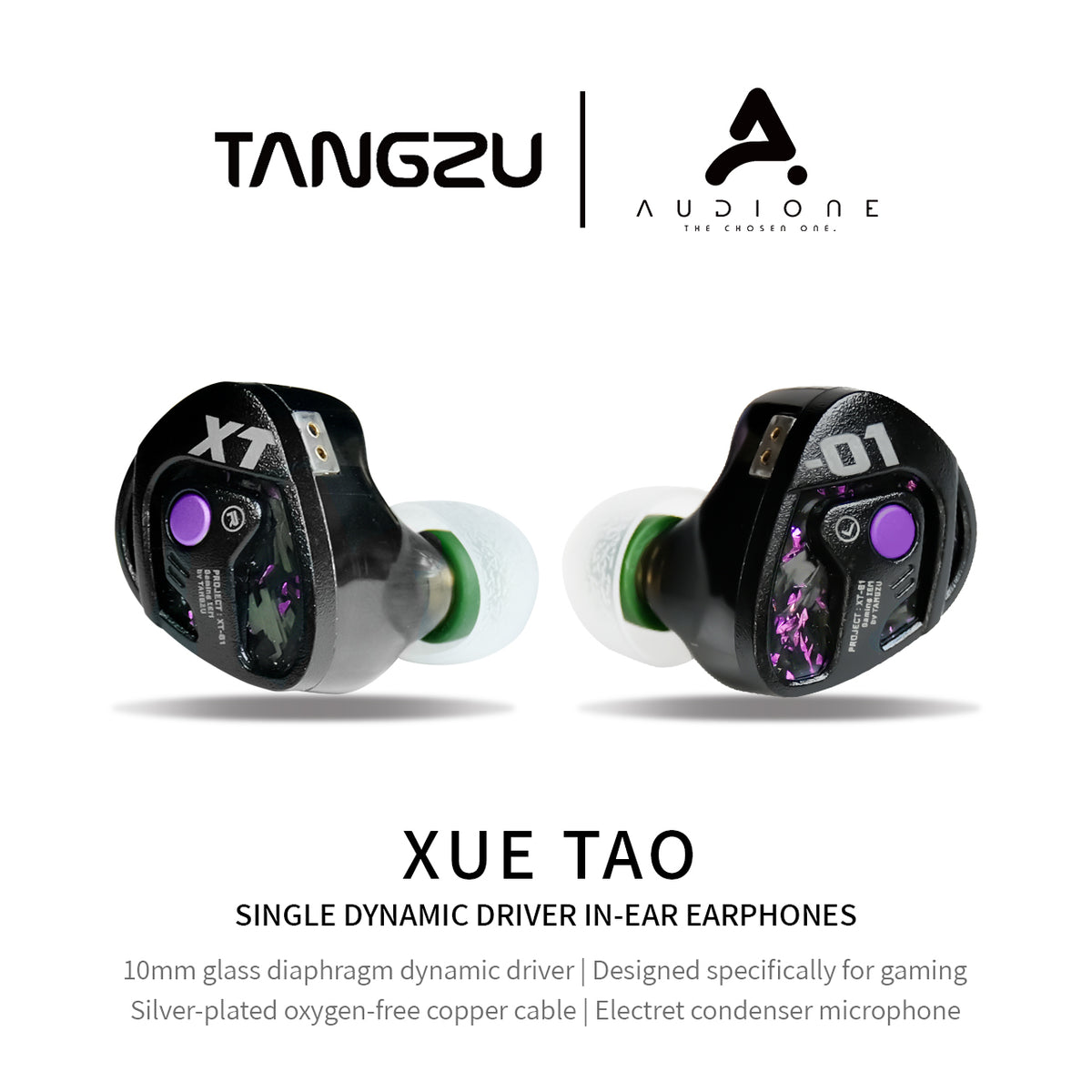 TANGZU Xue Tao Gaming In-Ear Monitor Headphones