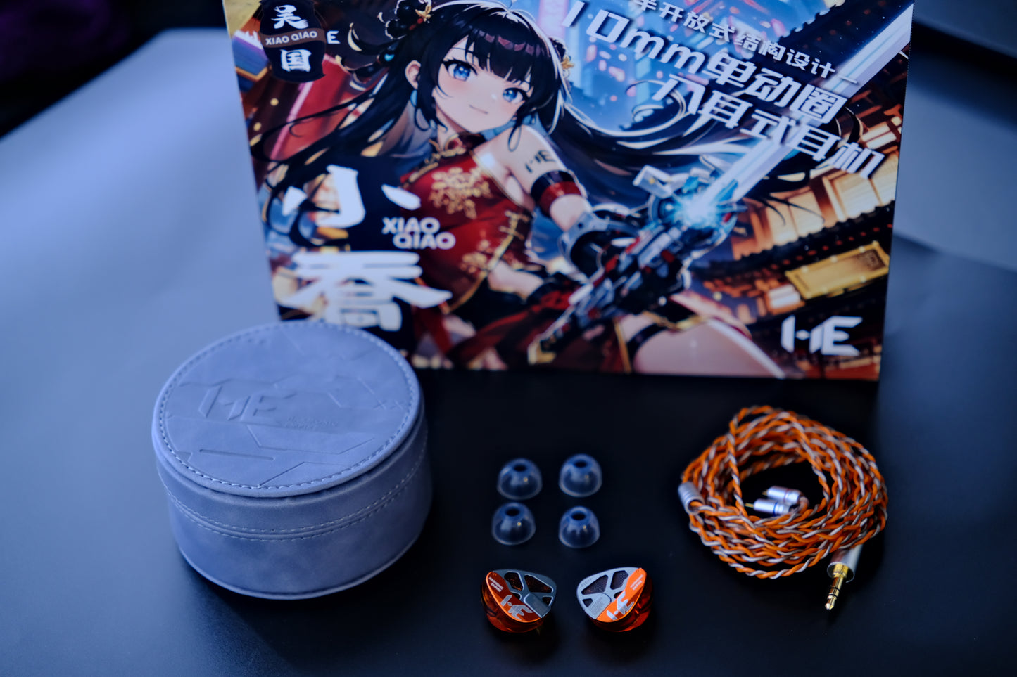 HE XIAO QIAO 10mm Graphene Diaphragm Dynamic In-Ear Headphones