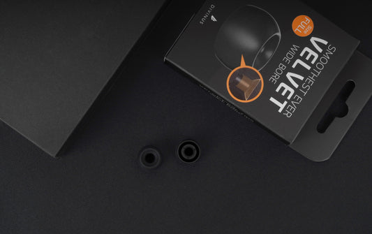 DIVINUS  VELVET_WIDE BORE   Noise reduction, sound insulation, comfortable, silicone earphone cover